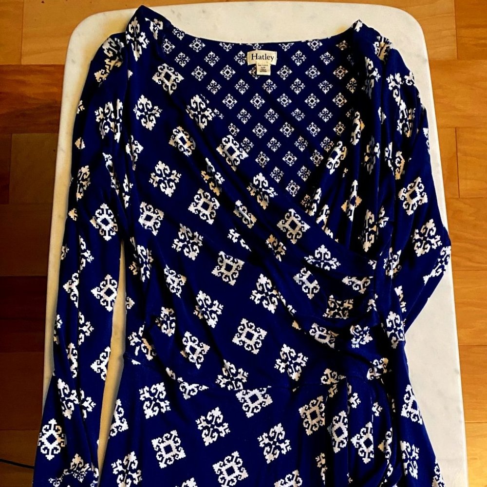 Hatley blue mid-length dress
